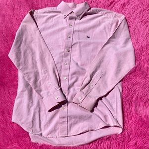 Vineyard Vines classic fit whale shirt w/button down collar in pink size M